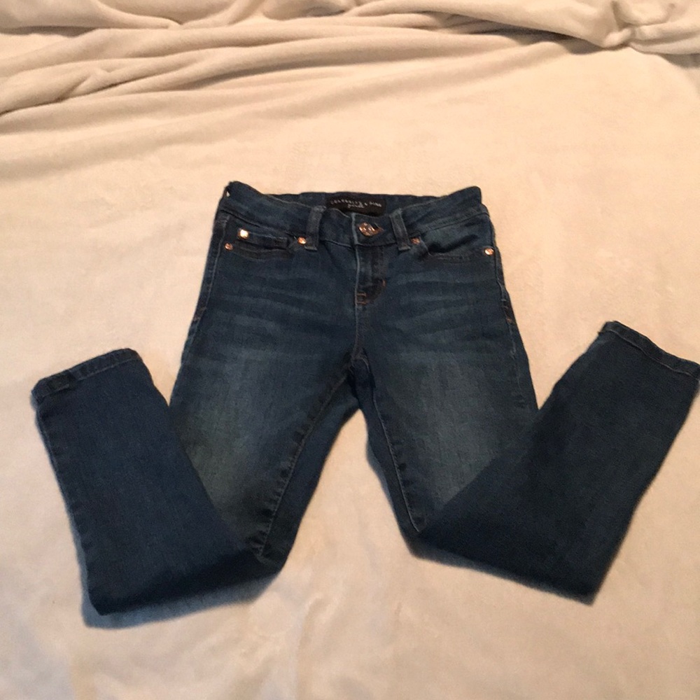 NWOT Celebrity Pink Sz 8 girls medium wash jeans